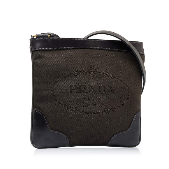 Pre-Loved Prada Canapa Logo Crossbody - Picture 2 of 12